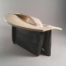 Shoebox #3 -- Low-fire earthenware (5" x 9" x 6"