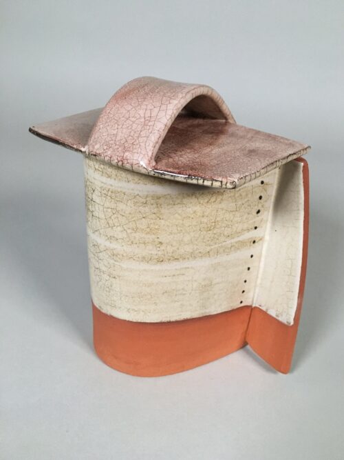 Oval Box #7 -- Low-fire ceramics (7" x 6" x 5")