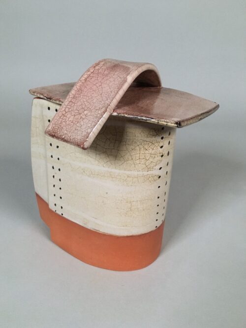 Oval Box #7, View D -- Low-fire ceramics (7" x 6" x 5")