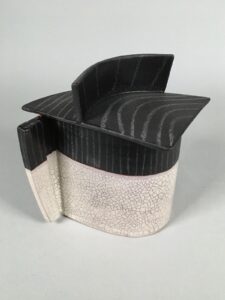 Oval Box #10 -- Low-fire ceramics (7" x 7" x 6")